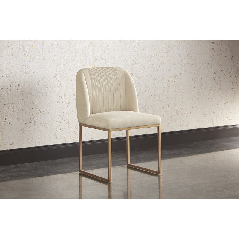 Nevin Upholstered Dining Chair, Muslin