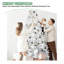 Arbre de Noël artificiel à charnière blanc 9 pi, 9 pi avec embouts en PVC 1910, support en métal pour airbnb, présentoir de fêtes et de grands espaces-1027583552