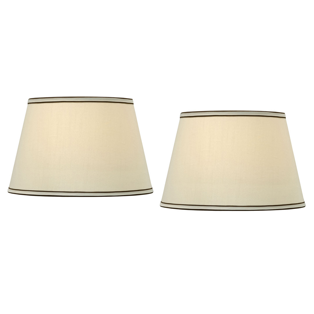 17'' W Linen Bell Lamp Shade (Set of 2) Medallion Lighting