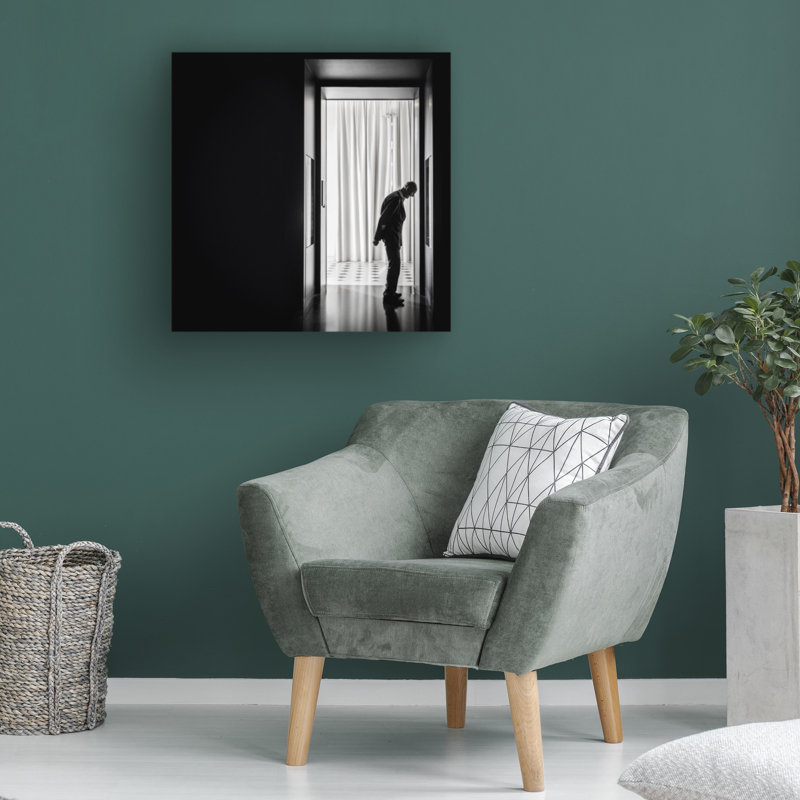 «Linda Wride Contemplation», art sur toile, H 14 po x l 14 po