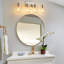 Miroir de salle de bain à 4 lumières à intensité variable avec miroir-1830070762