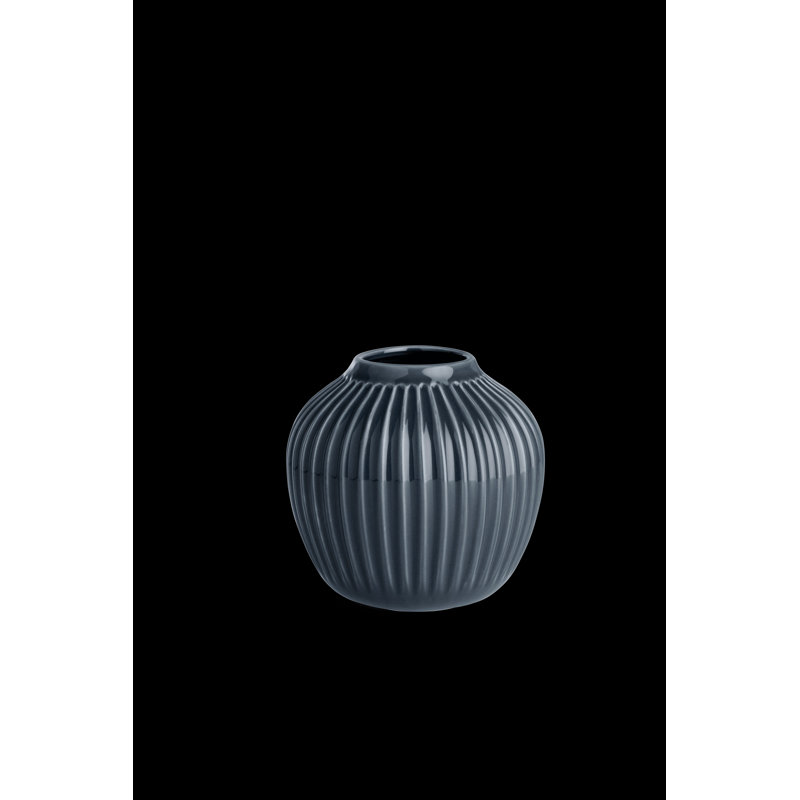Hammershøi Handmade Table Vase, Antracite Gray