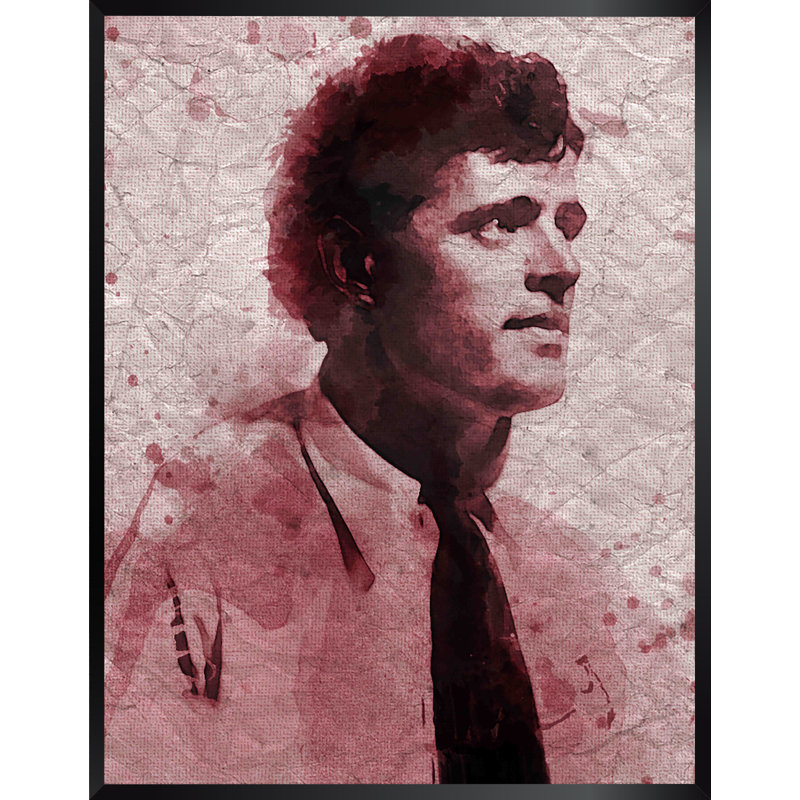 Jack London - reproduction de photo encadrée, H 18 po x l 14 po