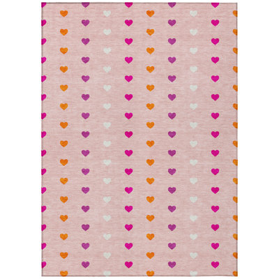 Machine Washable Indoor/Outdoor Chantille ACN2510 Kids Rug