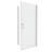 1 3/8" Adjustment,Universal Pivot Shower Door, Open Outside, With 1/4" Tempered Glass-120984786