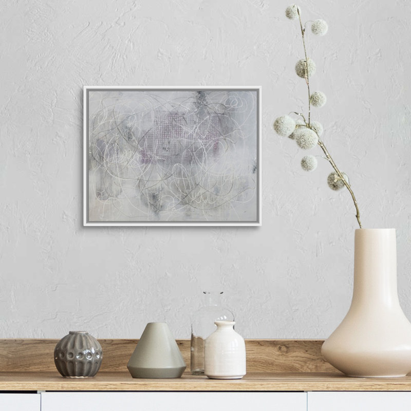 «First and Foremost» par Joshua Schicker, reproduction d'art sur toile, H 13 po x l 16 po x P 1,75 po, Cadre flottant blanc