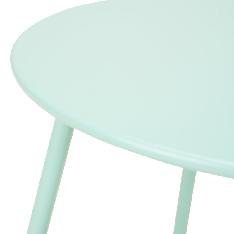 Table d'appoint en métal Naropa, Menthe