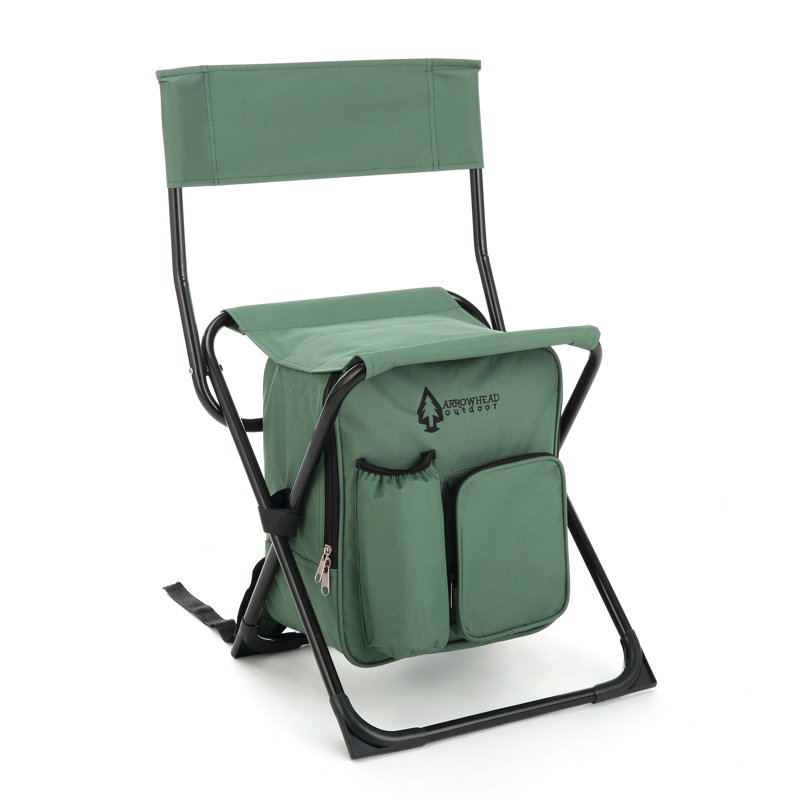 Chaise de camping pliante multi-fonctions 3-en-1, Vert