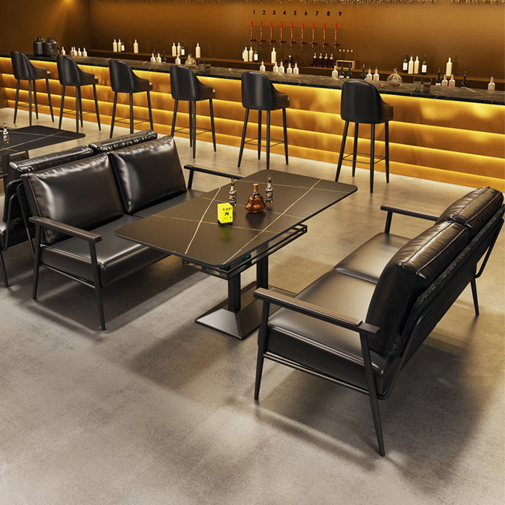 Photo inspiration: Economical Industrial Style Furniture Sets Reference: Corrigan Studio Industrial Style Bar Restaurant Table Sets