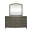 Ensemble de chambre à coucher avec lit de rangement, commode et miroir, commode et deux tables de chevet Drelan-1221504094-1227429335