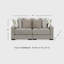Canapé modulaire 2 pièces Bradninch