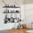 Metal Rectangle Wall Mounted Pot Rack