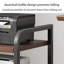 Support pour imprimante robuste avec roulettes, étagère de rangement à plusieurs niveaux pour le bureau, support pour tour d'ordinateur, organisateur mobile pour la maison et l'espace de travail-115699358
