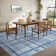 Extra Large Geometric Machine Washable Rug with Non Slip Backing Contemporary Low Pile Foldable Floor Cover for Living Room Bedroom Office