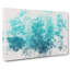 Teal Blue Forest - Wrapped Canvas-56656434