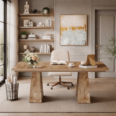 63" Executive Desk, Modern Office Computer Desk Workstations