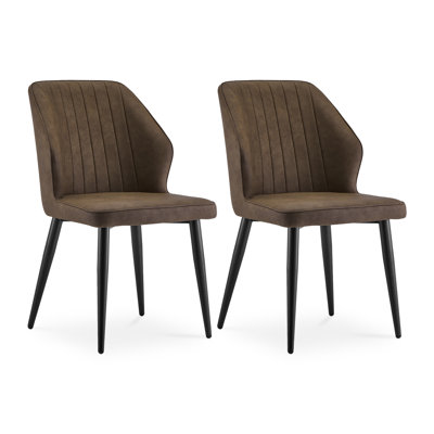 Upholstered Metal Dining Chair