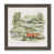 Toile avec cadre gris