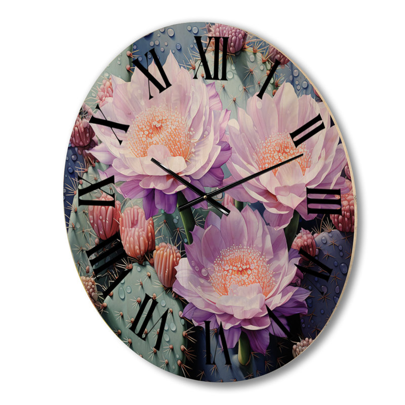 Horloge murale en bois massif Wyon, Petit