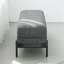 Banc rembourré gris-538868165