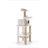 TRIXIE Federico 56" Cat Tower, 4-Level Cat Tree, Sisal Cat Scratching Posts, Plush Condo Platforms Hammock Cat Toy