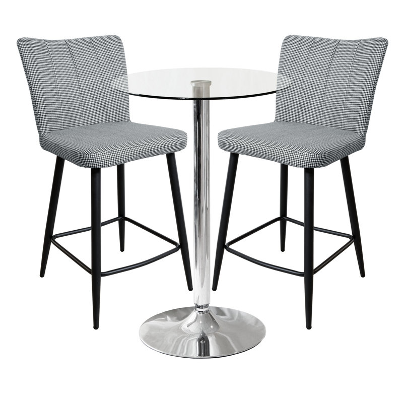 60cm Bar Set, White