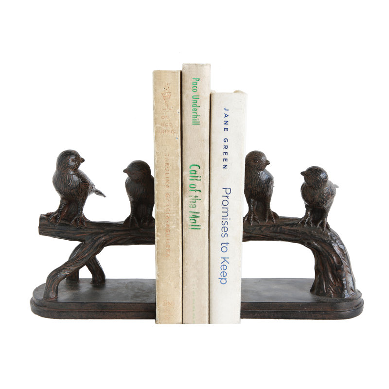 Serre-livres décoratif en résine