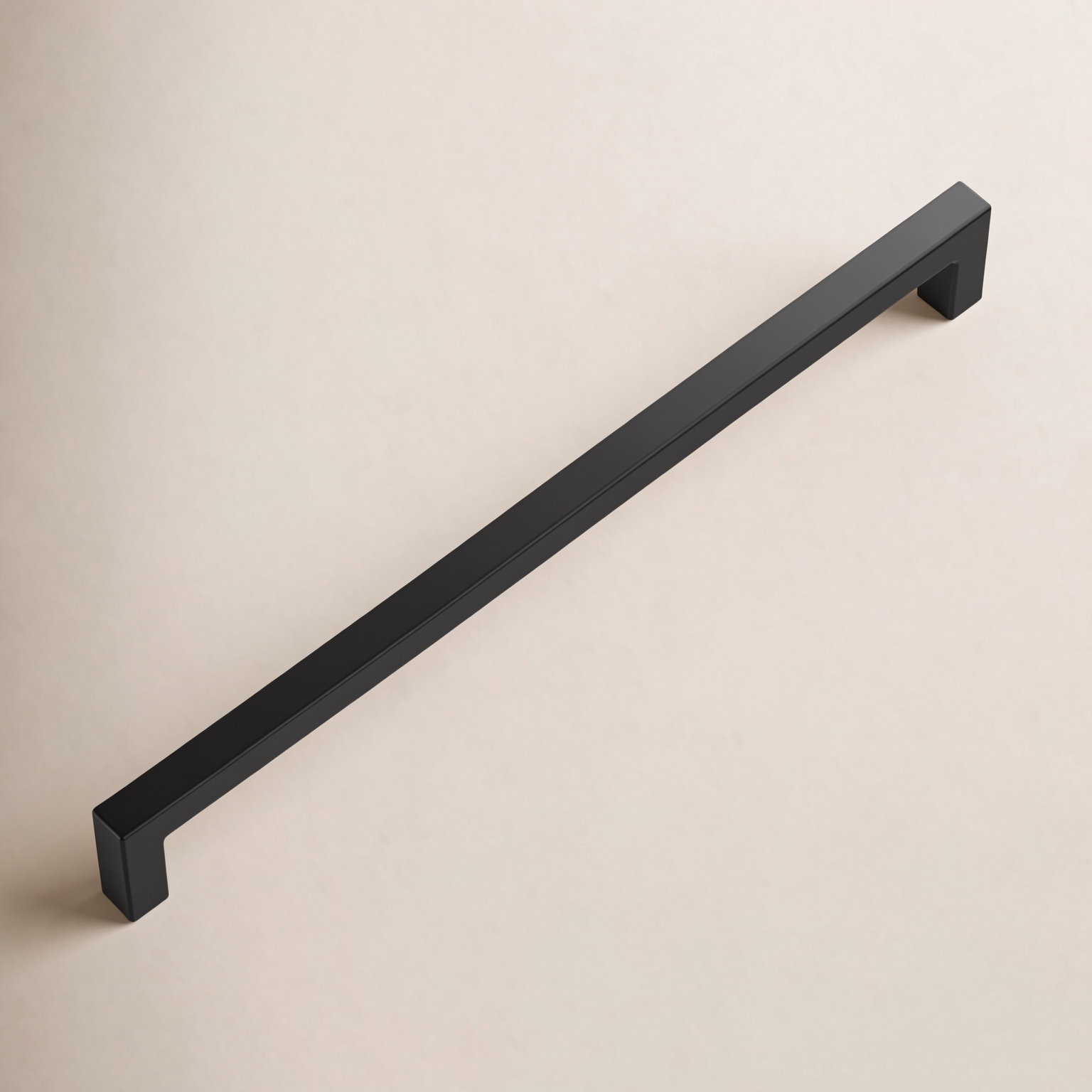 Skylight Cabinet Handle Pull, Matte Black, 8-13/16", 1