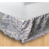 Wisteria Lattice Ruffled Bed Skirt