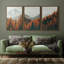 Art mural encadré sur toile, rétro muraux abstraits pour chambre à coucher-205950251-205950249