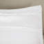 Ensemble de literie en microfibre 5 pièces - très grand, blanc, chic décontracté, édredon à volants