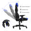 Fauteuil de jeu et de course pivotant ergonomique Inbox Zero-1912929348