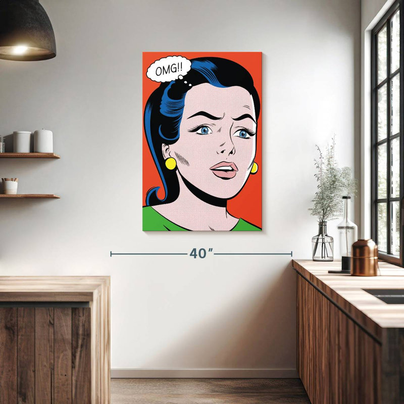 Leisha OMG, 39" H x 26" W