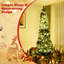 Sapin de Noël artificiel vert élancé-1504124142