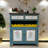 Entryway Cabinet with Wine Rack and Buffet Storage