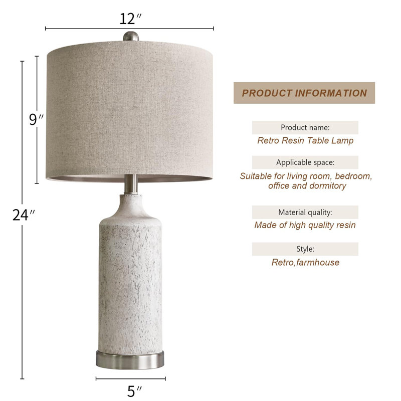 Wym Resin Table Lamp