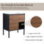 Meuble-lavabo simple avec plateau en résine 30,27 po Skylène