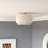 Finley Poly-Blend Semi Flush Mount