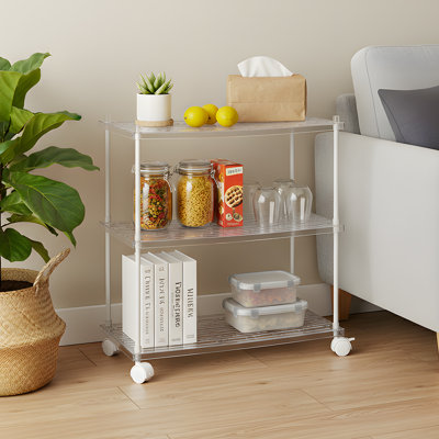 57 cm H x 59.8 cm W Utility Cart with Wheels