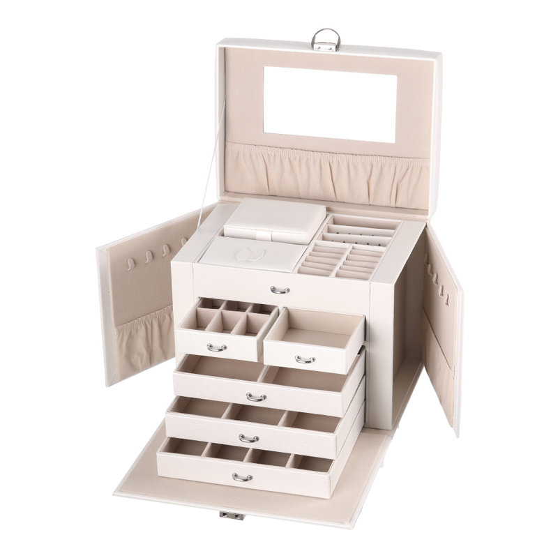 Faux Leather Jewelry Box +