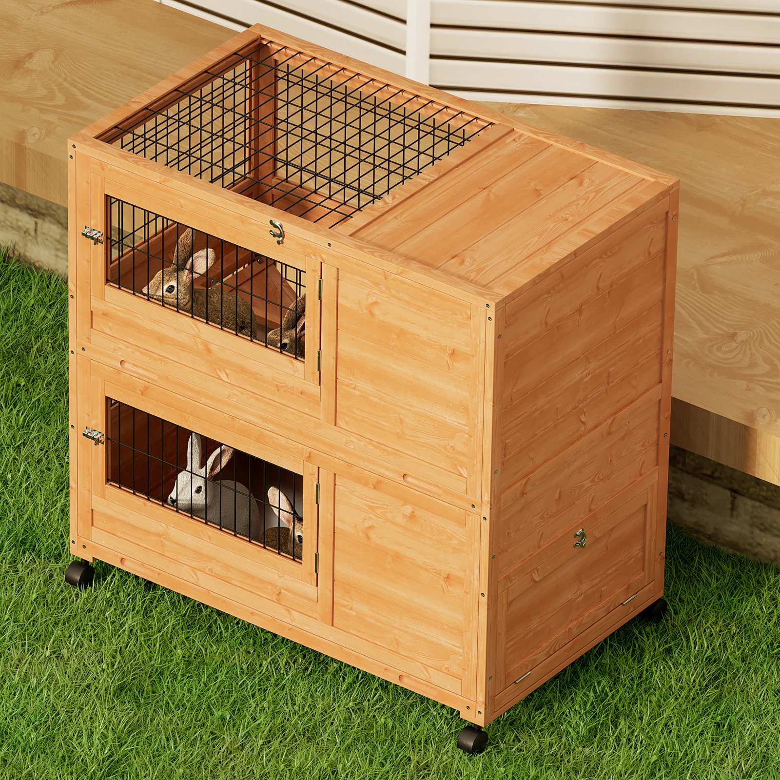Indoor Rabbit Hutch Gregg Small Animal Habitat Modular Hutch