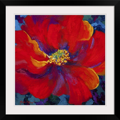 «Ankita Passion Poppy» par Marion Rose, reproduction d'art encadrée