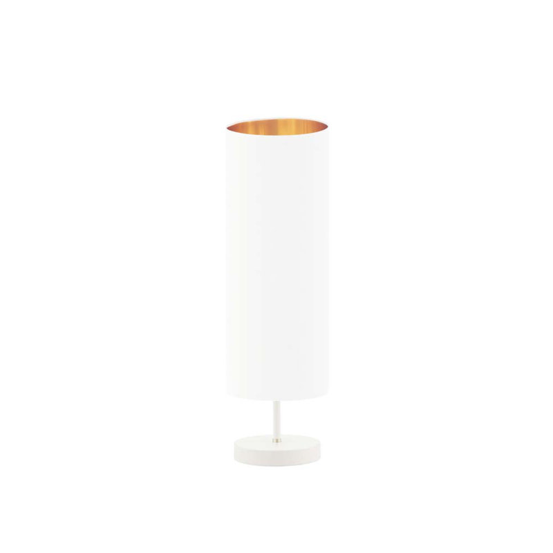 Genette Metal Desk Lamp, White