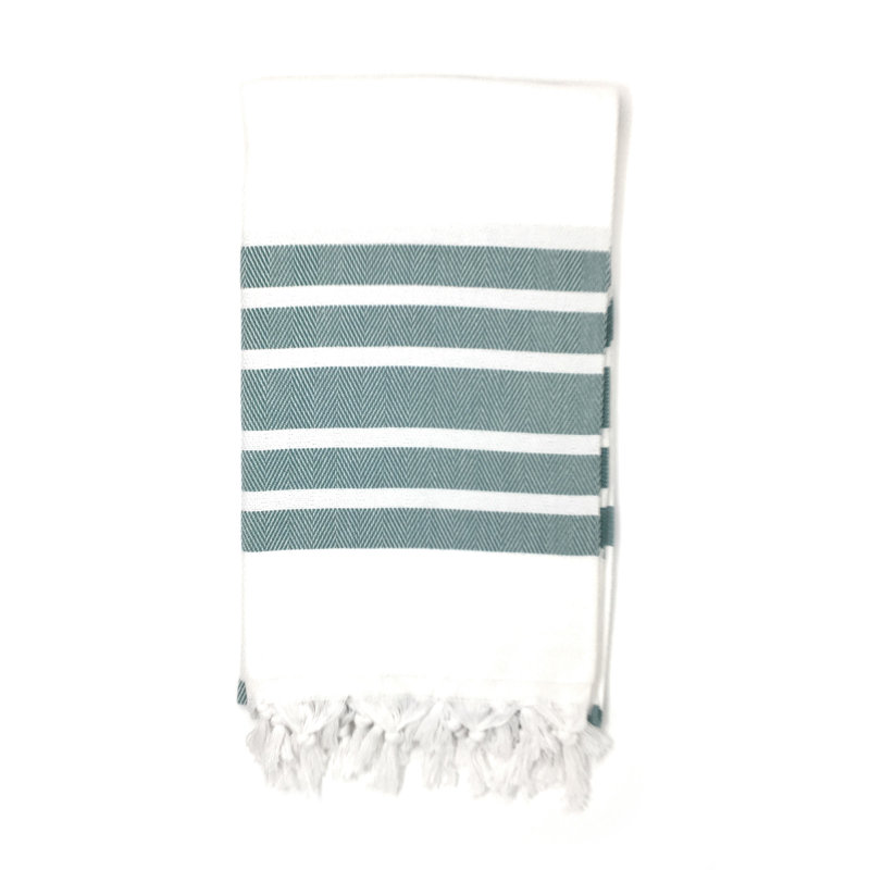 Cotton Ultra Light Beach Towel, Green