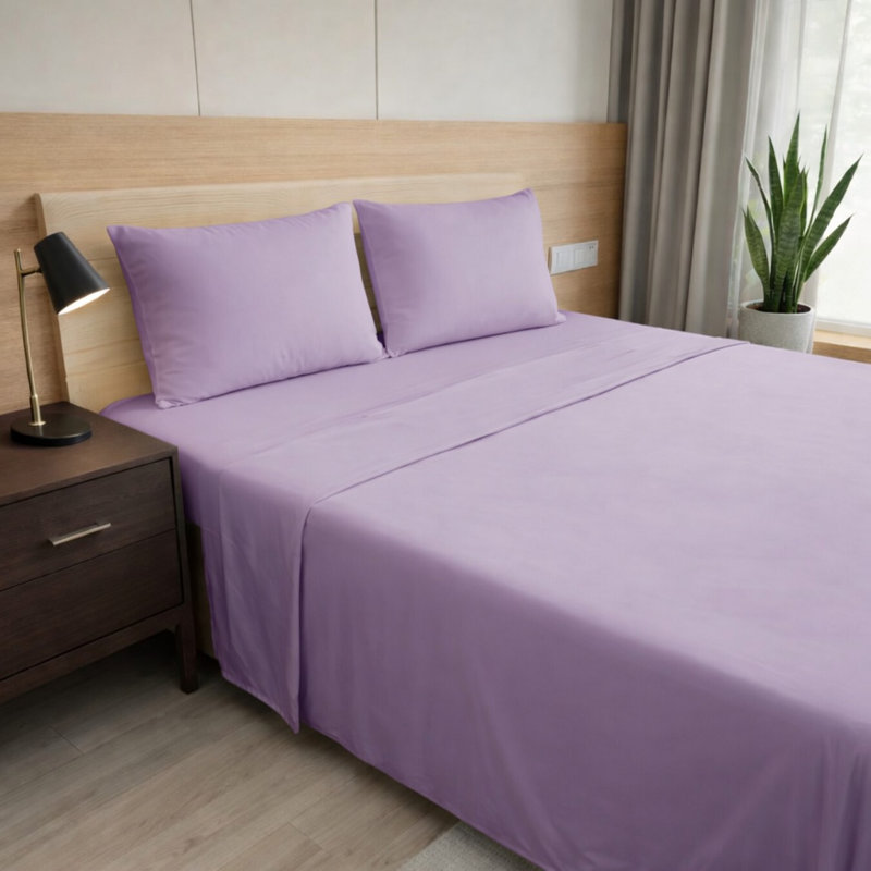 Ultra Soft Bamboo Sheet Set - 4 Pc Set - Wrinkle Resistant - Cooling Sheets with Deep Pockets, Periwinkle