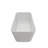 67 Inch Solid Surface Soaking Bathtub - Deep Soak Freestanding Tub