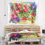 Tapisserie aquarelle de bouquet de roses florales-28488939