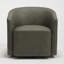 Fauteuil pivotant avec base en métal-121450843