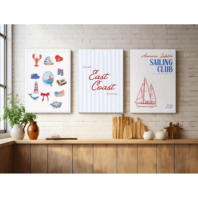 3 Piece Wrapped Canvas Print