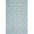 Rodgers Hand Woven Flat Weave Wool/Cotton Geometric Rug in Light Blue-1537549384